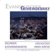 Evangelischer Gemeindebrief - Evangelisch-Lutherische ...