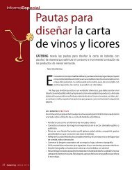 Pautas para diseÃ±ar la carta de vinos y licores - Catering.com.co