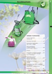 pressure sprayers - Tecnoma