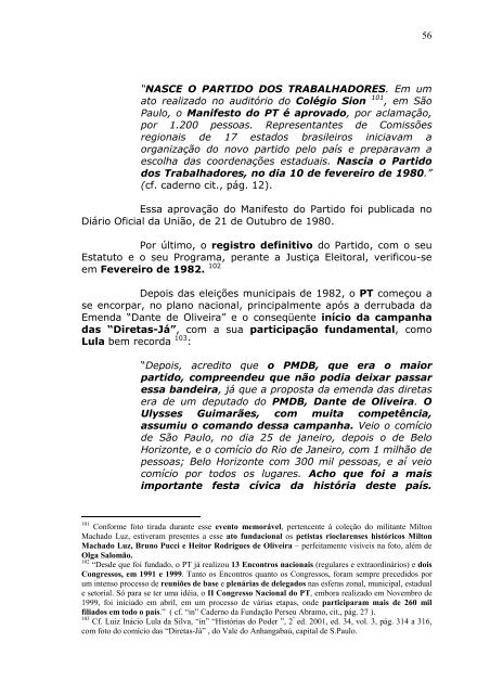 Frente Rio Claro - das sementes e raÃ­zes aos ... - Claudio Di Mauro