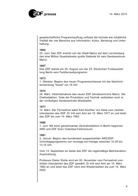 presse - ZDF Werbefernsehen