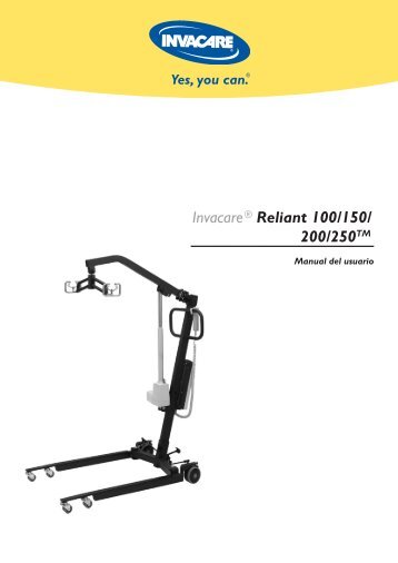 Invacare®Reliant 100/150/ 200/250TM