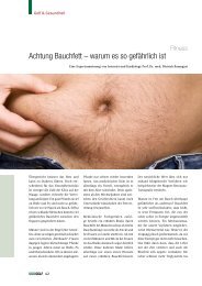 Achtung Bauchfett – warum es so gefährlich ist - Preventicum