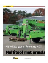 Dubbeltest Merlo Roto 4521 en Roto 4025 MCSS - BouwMachines.nl