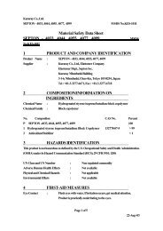 Material Safety Data Sheet SEPTON - 4033, 4044, 4055, 4077, 4099 ...