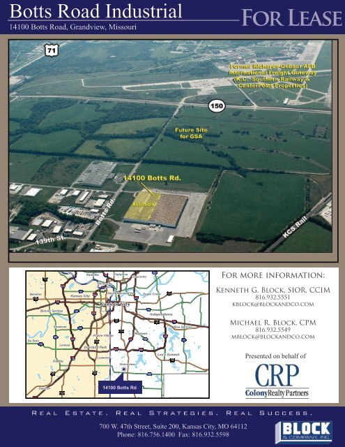 FOR LEASE - Kansas City Area Development Council