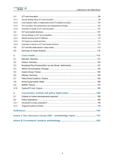 ICT and e-Business Impact in the Retail Industry - empirica