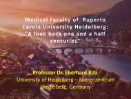 Medical Faculty of Ruperto Carola University Heidelberg