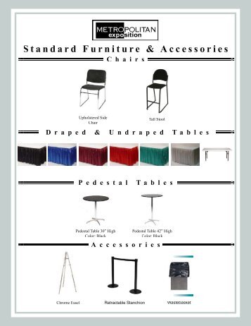 Furniture Package Order Form - West Coast Franchise Expo