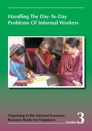 Handling The Day-To-Day Problems Of Informal Workers - WIEGO