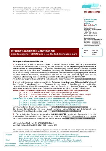 Karriere-Führerschein 2012 - Herzlich Willkommen beim IFV ...