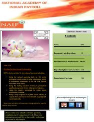 Contents - national academy of indian payroll