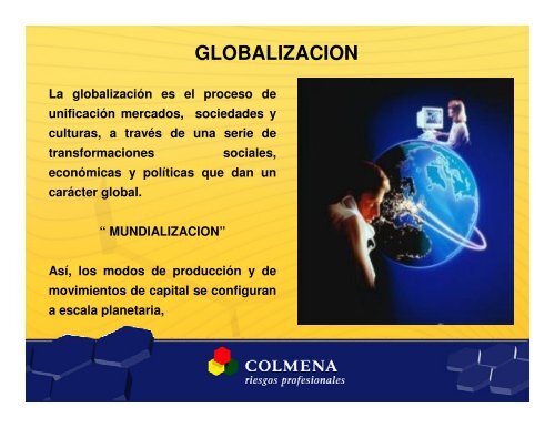 El mercado globalizado y su problemática en la intervención del ...