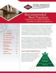 Recommended Best Practices - National Association of Electrical ...