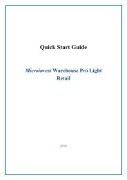 Quick Start Guide Microinvest Warehouse Pro Light Retail