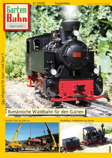 Rumänische Waldbahn für den Garten