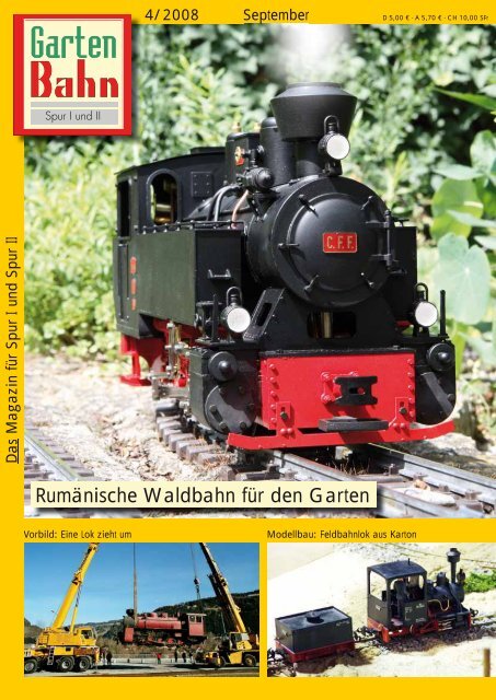 Rumänische Waldbahn für den Garten
