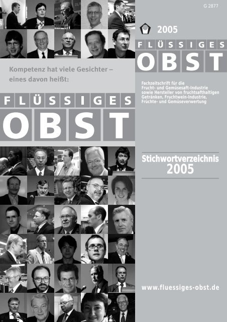 flüssiges obst 2005 | stichwortverzeichnis - Archiv Fluessiges Obst ...