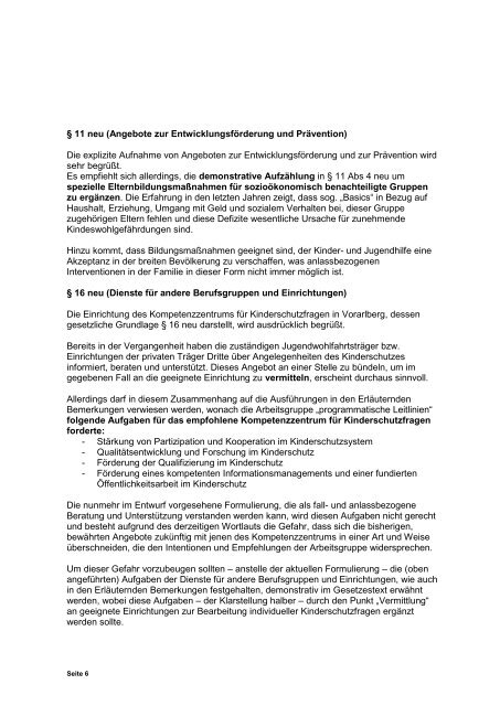 Institut fÃ¼r Sozialdienste (IfS) Vorarlberg GeschÃ¤ftsfÃ¼hrung An das ...