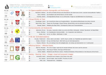 Im Spannungsfeld zwischen Ikonografie und Performanz (Körper ...