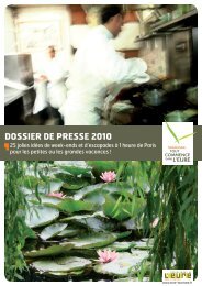 DOSSIER DE PRESSE 2010 - Eure Tourisme