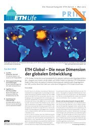 ETH Global – Die neue Dimension der globalen Entwicklung