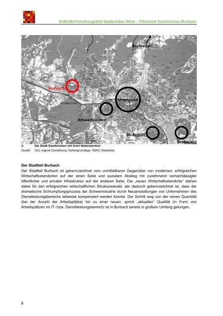 Referenzebene Zielebene Aktionsebene - Stadtumbau West