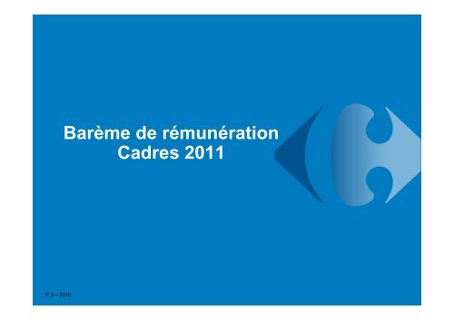 Revue salariale 2011- Note de cadrage Definitive ... - SNEC CFE-CGC