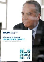 FÜR JEDE POSITION DER PASSENDE EXPERTE - Hays