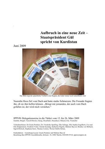 Aufbruch in eine neue Zeit – Staatspräsident Gül spricht ... - Refugio