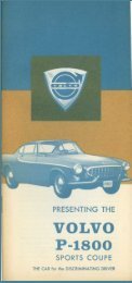 Presenting the Volvo P1800