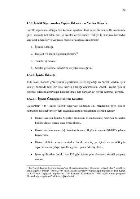 YÃKSEK LÄ°SANS TEZÄ° (Ä°ÅSÄ°ZLÄ°K SÄ°GOR.pdf - TÃ¼rkiye Ä°Å Kurumu