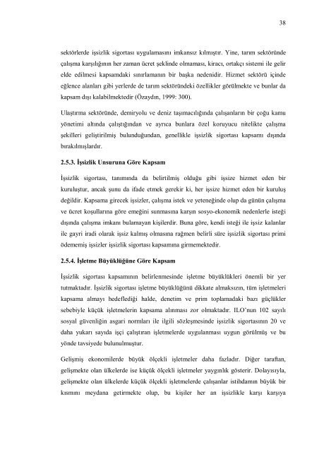 YÃKSEK LÄ°SANS TEZÄ° (Ä°ÅSÄ°ZLÄ°K SÄ°GOR.pdf - TÃ¼rkiye Ä°Å Kurumu