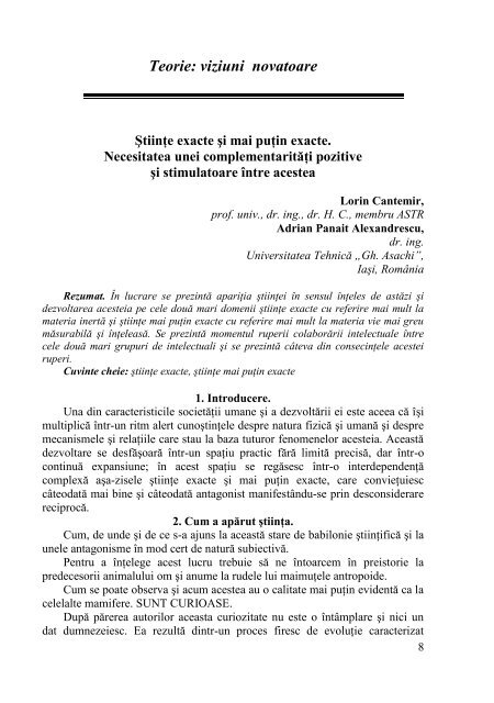 semestrialÄ 2(3) 2010 - Universitatea de Stat âAlecu Russoâ