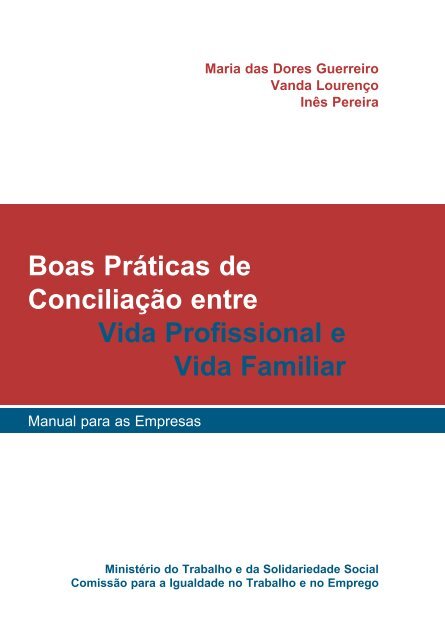 Boas prÃ¡ticas de conciliaÃ§Ã£o entre vida profissional e familiar - Cite