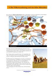 4. Die Völkerwanderung und das frühe Mittelalter