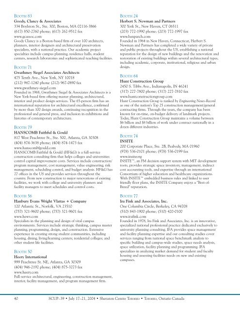 Conference Brochure - Society for College and University Planning