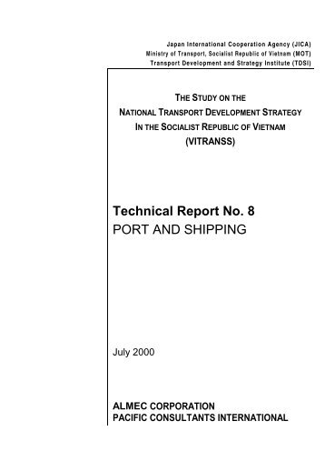 Technical Report No. 8 PORT AND SHIPPING