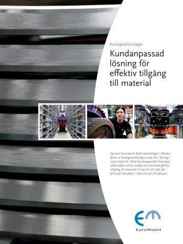 Konsignationslager (pdf) - EuroMaint Rail