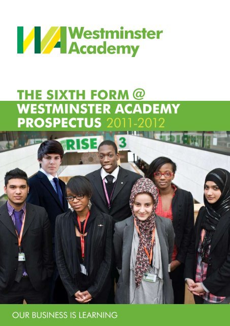 the sixth form @ westminster academy prospectus 2011-2012