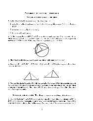 Introduction to Geometry Exercises 1 Section A: everyone should do ...