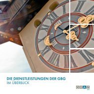 Dienstleistungsfolder - GBG - in Graz!