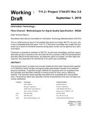 Working Draft T11.2 / Project 1734-DT/ Rev 3.0 September 1, 2010