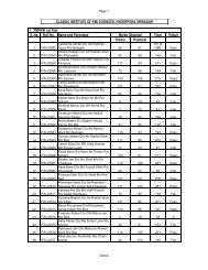 S. No. Roll No. Name and Parentage Total Result Theory Practical 1 ...