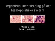 Lægemidler med virkning på det hæmopoetiske system