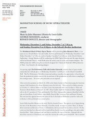 Printable .pdf - Manhattan School of Music