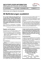 80 Beförderungen zusätzlich - Verband der Rechtspfleger