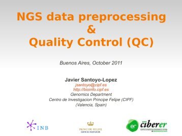 NGS data preprocessing & Quality Control (QC) - Bioinformatics and ...