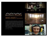 MAXWELL RENDER 2.1 BENUTZERHANDBUCH - Architektur