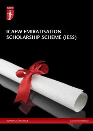ICAEW Emiratisation Scholarship Scheme | Brochure | English ...